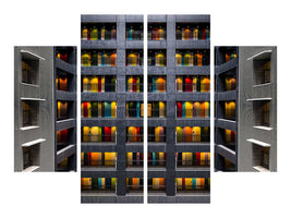 4-piece-canvas-print-the-colored-doors