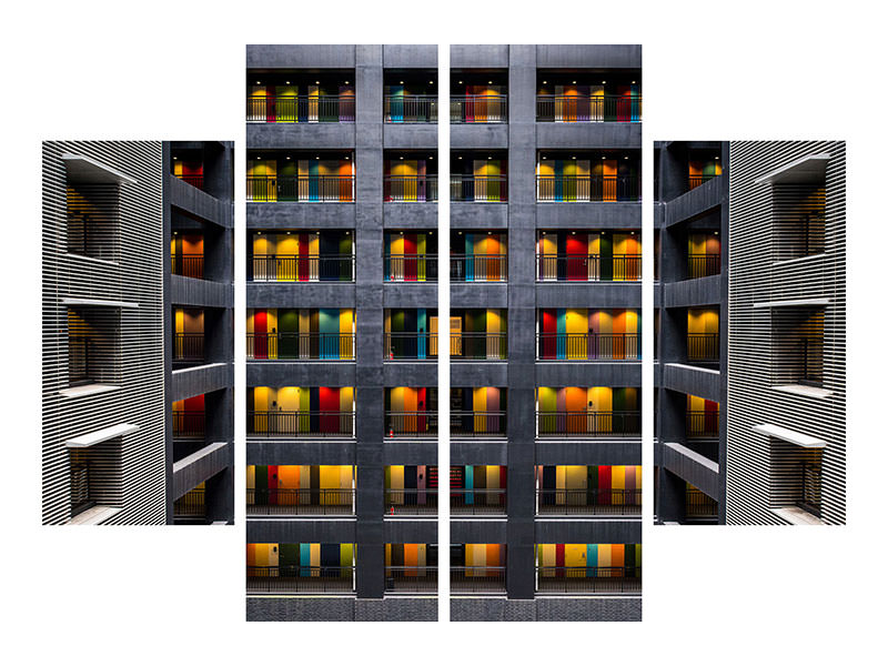 4-piece-canvas-print-the-colored-doors