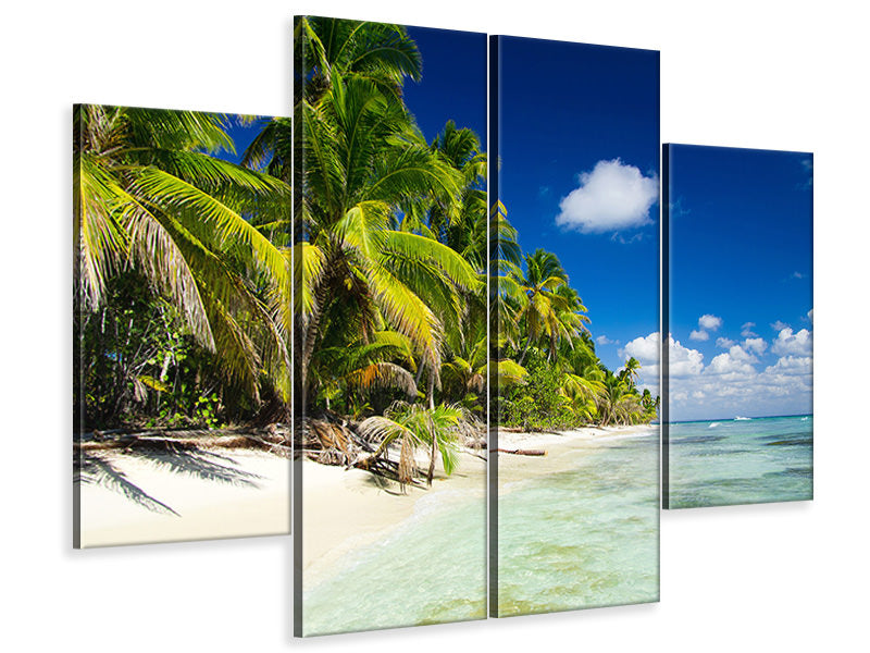 4-piece-canvas-print-the-deserted-island