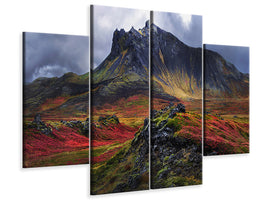 4-piece-canvas-print-the-lady-of-snaefellsnes