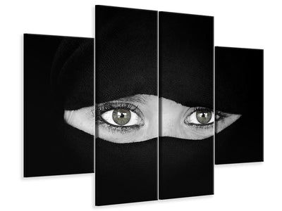 4-piece-canvas-print-the-language-of-the-eyes