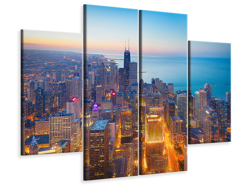 4-piece-canvas-print-the-magnificent-mile