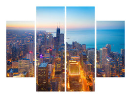 4-piece-canvas-print-the-magnificent-mile