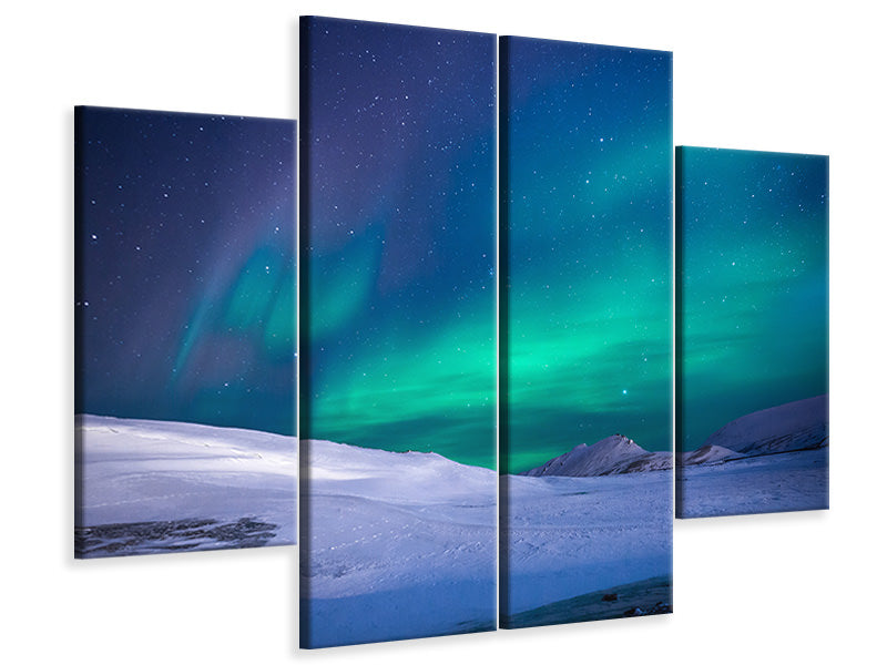 4-piece-canvas-print-the-polar-light