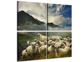 4-piece-canvas-print-the-silence-of-the-lambs