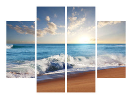 4-piece-canvas-print-the-waves-of-the-sea