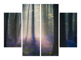 4-piece-canvas-print-velvet-light
