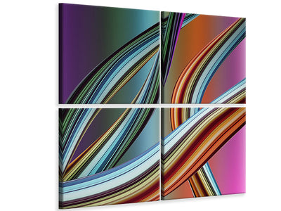 4-piece-canvas-print-wave-equation