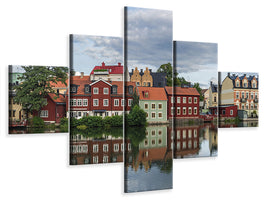 5-piece-canvas-print-august-view-at-old-town