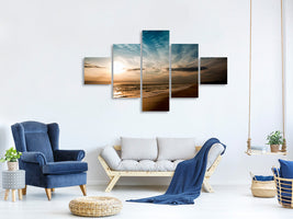 5-piece-canvas-print-beach-walk-d