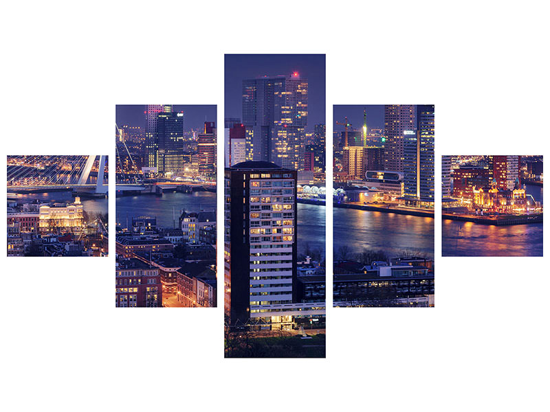 5-piece-canvas-print-big-rotterdam-ii