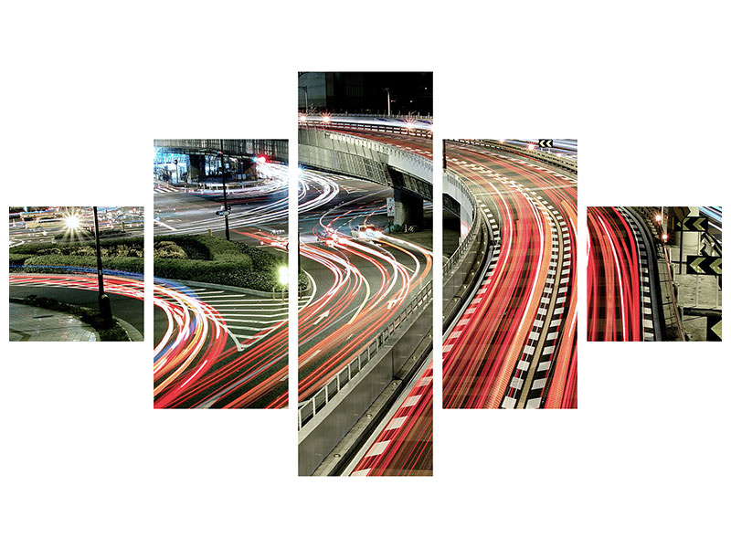 5-piece-canvas-print-chaotic-traffic