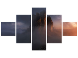 5-piece-canvas-print-dolomiti