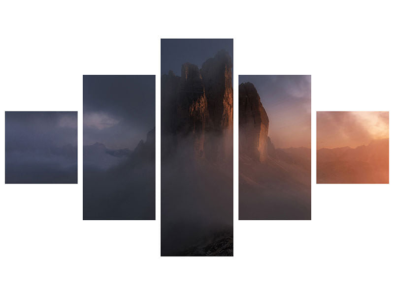 5-piece-canvas-print-dolomiti