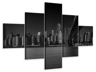 5-piece-canvas-print-east-side