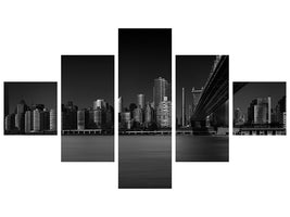 5-piece-canvas-print-east-side