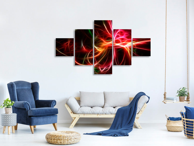 5-piece-canvas-print-fraktally-light-spectacle