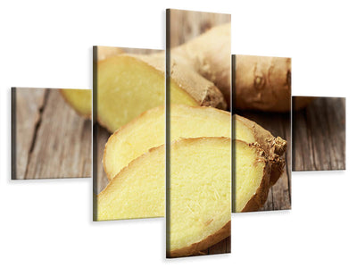 5-piece-canvas-print-fresh-ginger