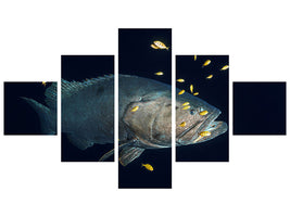 5-piece-canvas-print-giant-grouper