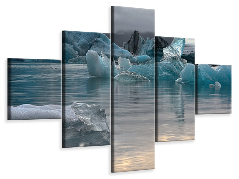 5-piece-canvas-print-ice-grave