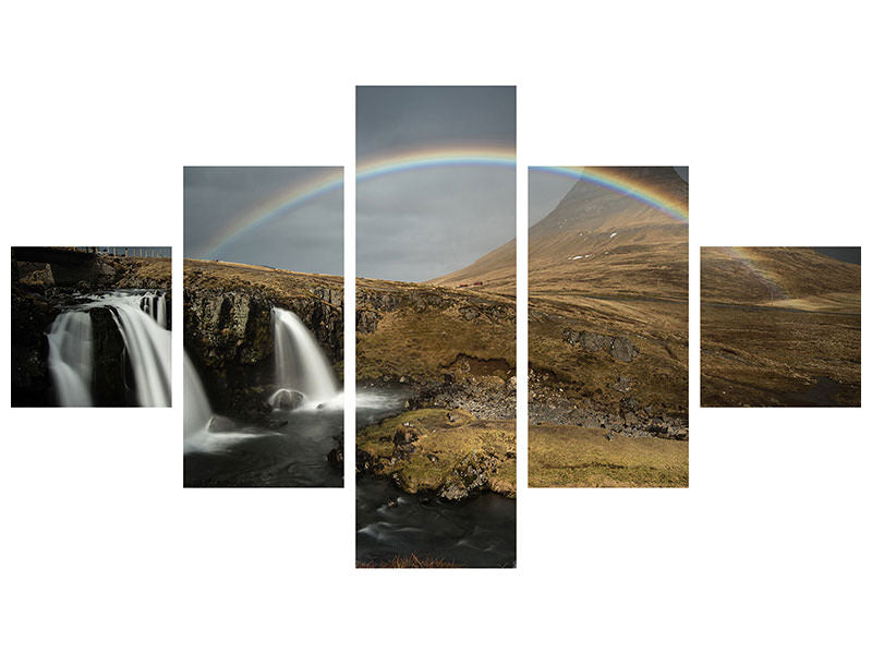 5-piece-canvas-print-kirkjufell-iceland