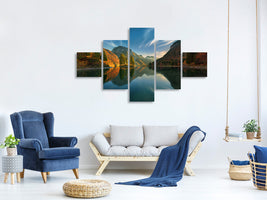 5-piece-canvas-print-magic-lake