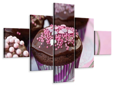 5-piece-canvas-print-muffins