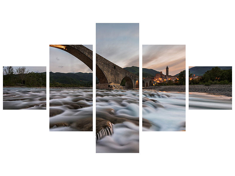 5-piece-canvas-print-old-bridge