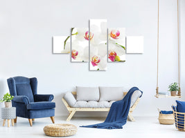 5-piece-canvas-print-orchids-love