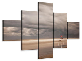 5-piece-canvas-print-red