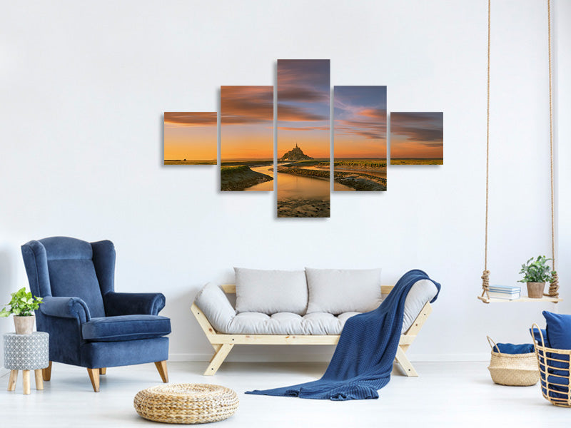 5-piece-canvas-print-saint-michel