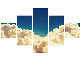 5-piece-canvas-print-sky-clouds