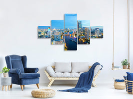 5-piece-canvas-print-skyline-bangkok-at-dusk