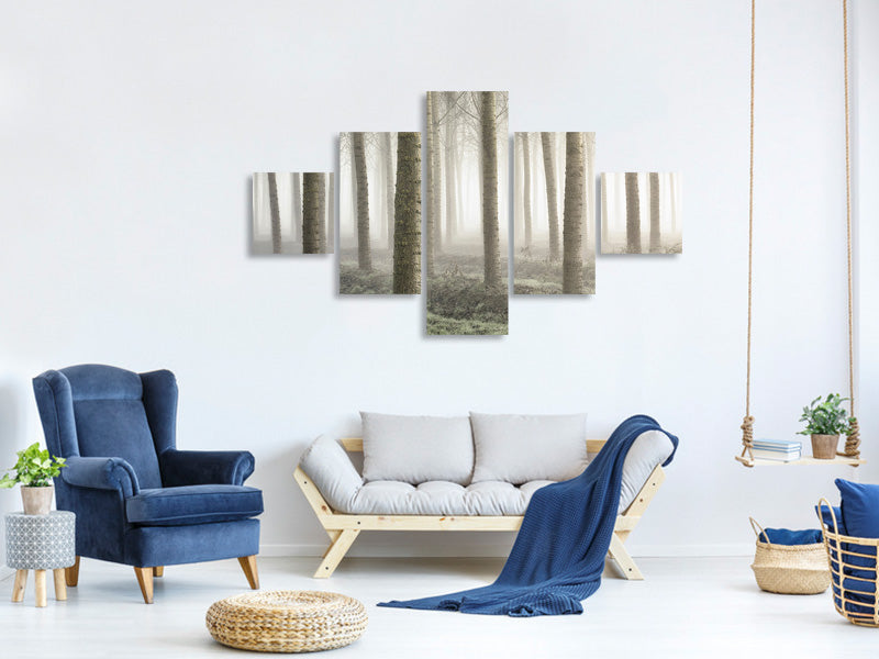 5-piece-canvas-print-small-woodland