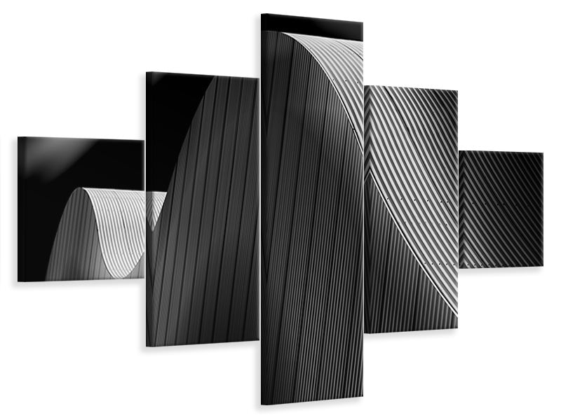 5-piece-canvas-print-smooth-lines