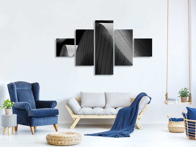 5-piece-canvas-print-smooth-lines