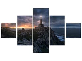 5-piece-canvas-print-the-light-at-the-end-of-the-world