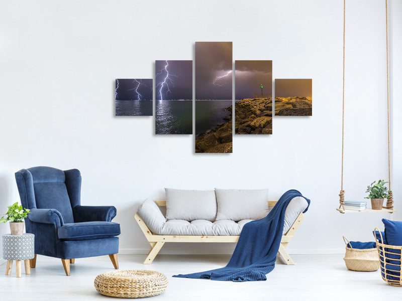 5-piece-canvas-print-when-lightning-strikes