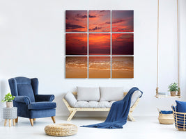 9-piece-canvas-print-line-on-the-sand