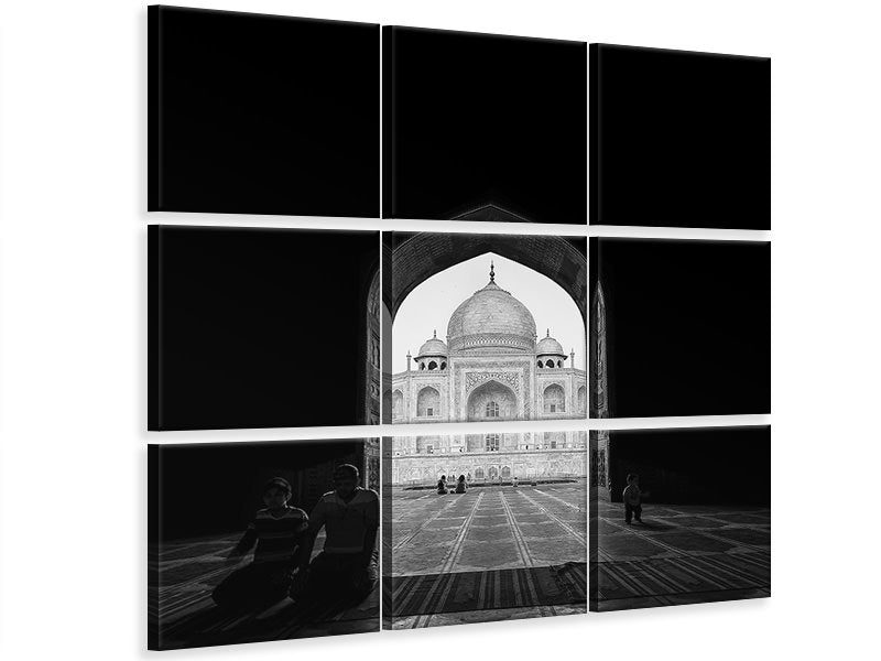 9-piece-canvas-print-taj-mahal