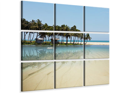 9-piece-canvas-print-the-sea-and-the-island