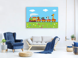 canvas-print-animal-train