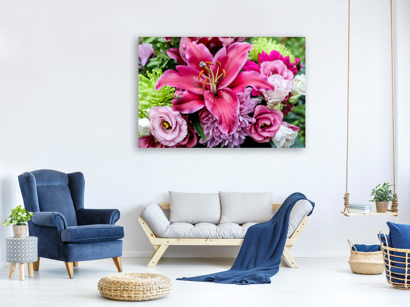 canvas-print-bouquet-with-lily