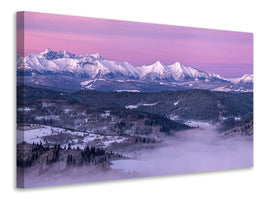 canvas-print-dawn-tatra-mountains