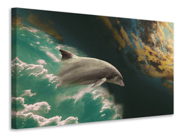 canvas-print-fascination-dolphin