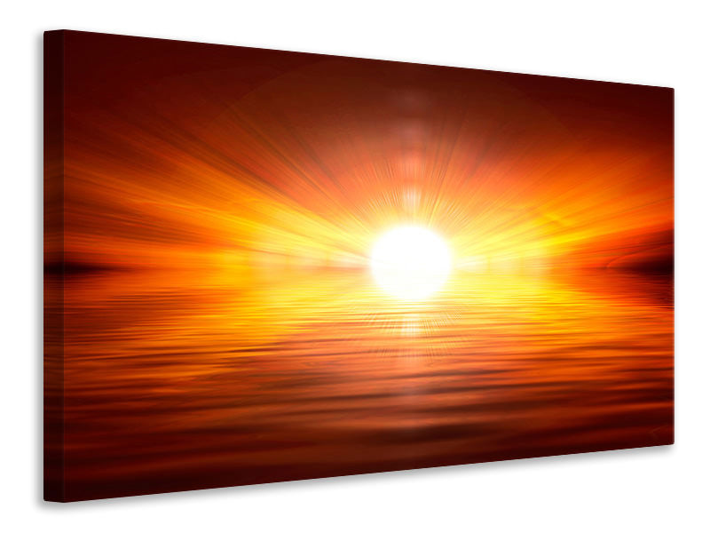 canvas-print-glowing-sunset