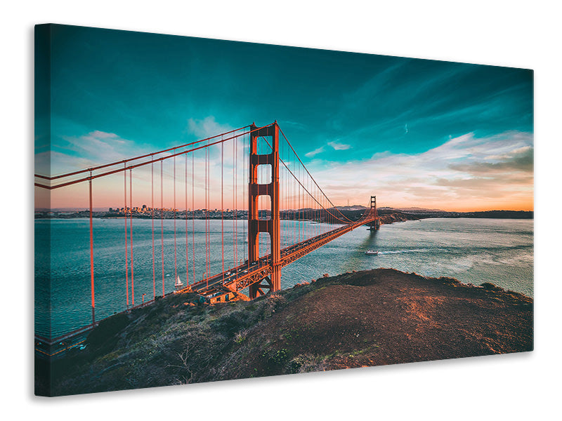 canvas-print-golden-gate-in-the-light