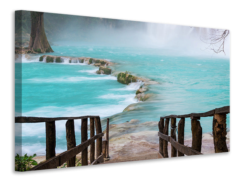 canvas-print-house-at-waterfall