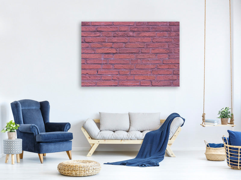 canvas-print-lacquered-clinker-bricks