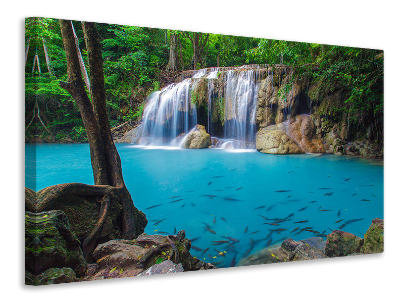 canvas-print-nature-waterfall